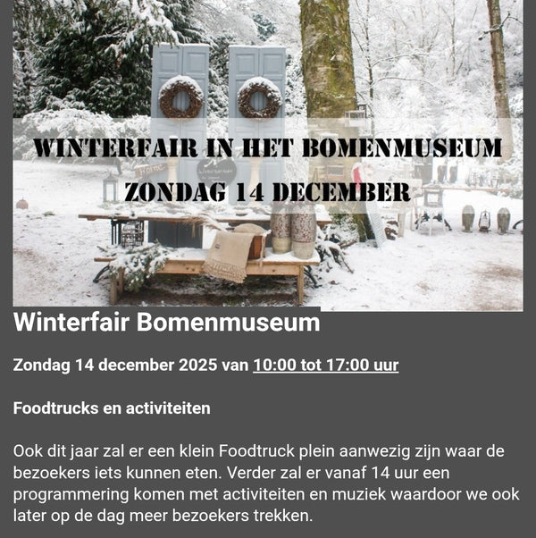 Winterfair arboretum Doorn 2025