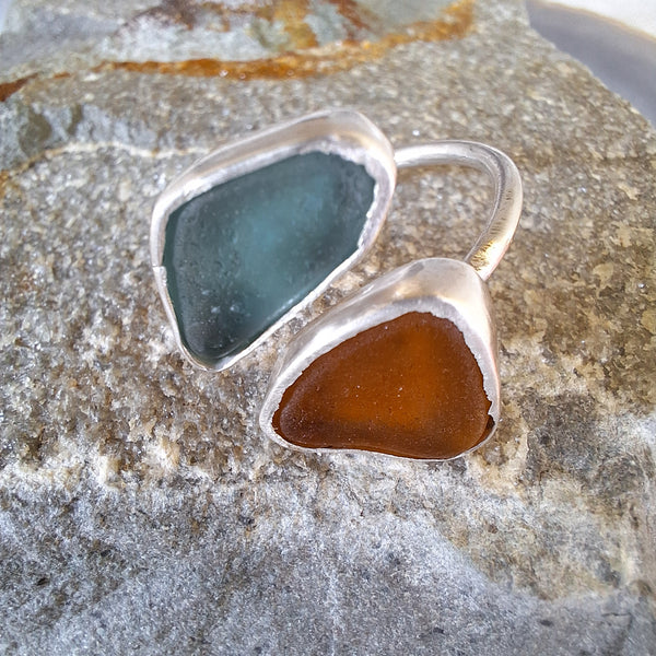 Ringmaat 55 ( us 7.5) sea glass