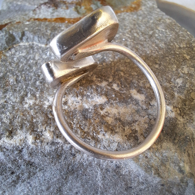Ringmaat 55 (us 7.5) sea glass