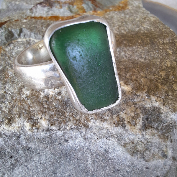 Ringmaat 55 (US 7.5) sea glass
