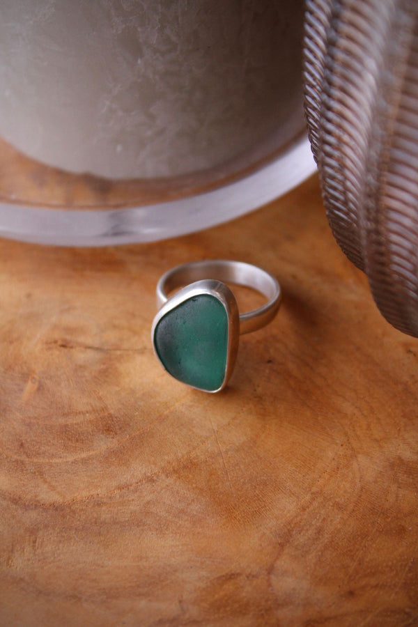 Ringmaat 58 (us 8.5) sea glass
