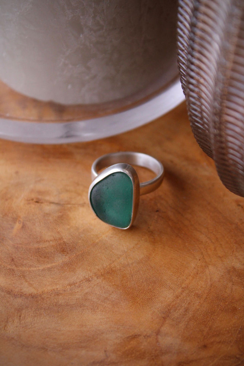 Ringmaat 58 (us 8.5) sea glass