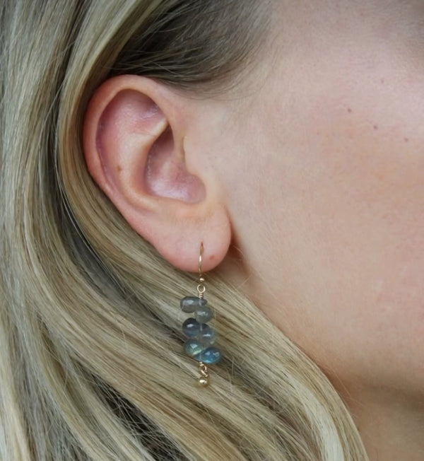 Oorbel labradoriet trosje